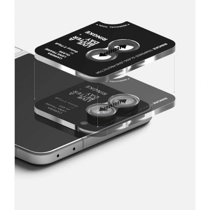 Комплект 2 броя предпазни стъклени лещи за камерата на Samsung Galaxy Z Flip8 - Ringke Camera Lens Glass 2 Pack (черен) 5