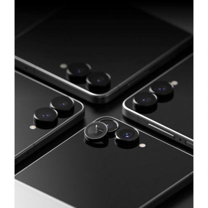 Комплект 2 броя предпазни стъклени лещи за камерата на Samsung Galaxy Z Flip8 - Ringke Camera Lens Glass 2 Pack (черен) 7