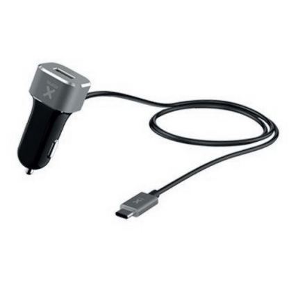 A-solar Xtorm Power Car Plug USB-C XPD14 - зарядно за кола за с вграден USB-C кабел и USB изход за зареждане на други устройства