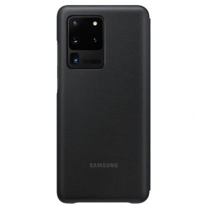 Samsung LED View Cover EF-NG988PB - оригинален калъф през който виждате информация от дисплея за Samsung Galaxy S20 Ultra (черен) 2
