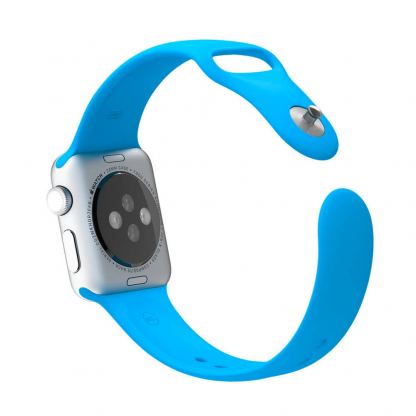 Apple Watch 38mm Sport Band Blue, Silver Aluminum - умен часовник от Apple 3