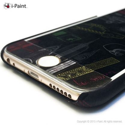 iPaint Big Apple HC Case - дизайнерски поликарбонатов кейс и скин за iPhone 6, iPhone 6S 2