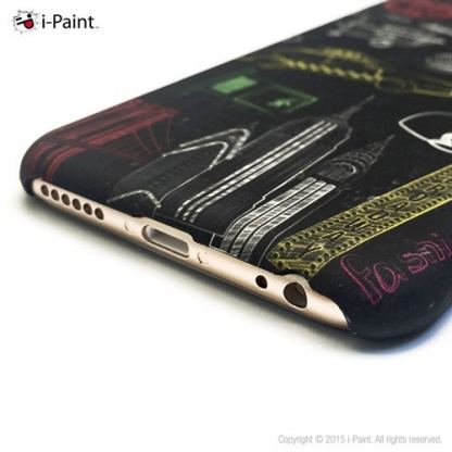 iPaint Big Apple HC Case - дизайнерски поликарбонатов кейс и скин за iPhone 6, iPhone 6S 3
