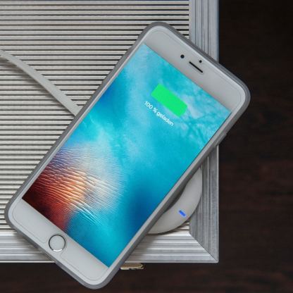 4smarts Hover Clip Wireless Qi Receiver Case - кейс за безжично зареждане на iPhone 6, iPhone 6S (сив) 2