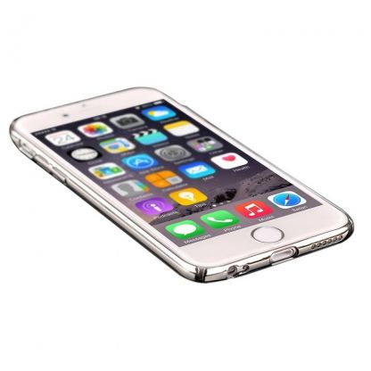 Devia Baroque Case - поликарбонатов кейс за iPhone 6 Plus, iPhone 6S Plus (с кристали Сваровски) (сребрист) 3