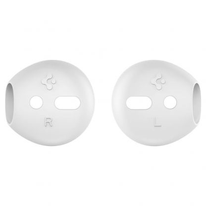 Spigen RA220 Airpods Ear Tips - антибактериални силиконови калъфчета за Apple Airpods и Apple Airpods 2 (бял) (4 броя) 3