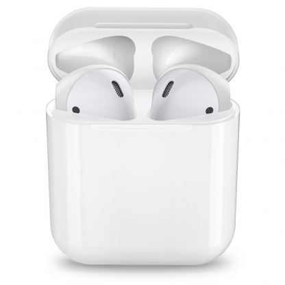 Spigen RA220 Airpods Ear Tips - антибактериални силиконови калъфчета за Apple Airpods и Apple Airpods 2 (бял) (4 броя) 4
