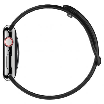 Spigen Air Fit Band - силиконова каишка за Apple Watch 38mm, 40mm (черен) 5