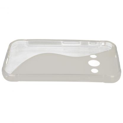 S-Line Cover Case - силиконов (TPU) калъф за Samsung Galaxy Xcover 3 (прозрачен) 2