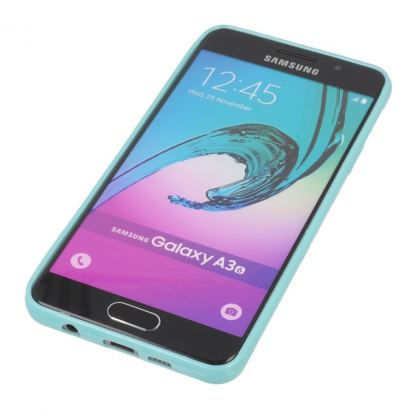 Jelly Case - силиконов (TPU) калъф за Samsung Galaxy A3 (2016) (син) 2