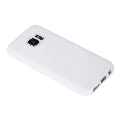 S-Line Cover Case - силиконов (TPU) калъф за Samsung Galaxy S7 (бял) 2