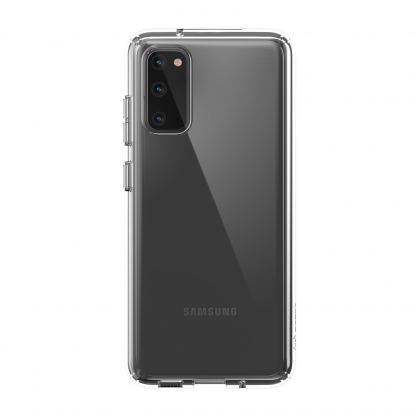 Speck Presidio Stay Clear Case - удароустойчив хибриден кейс за Samsung Galaxy S20 (прозрачен) 3