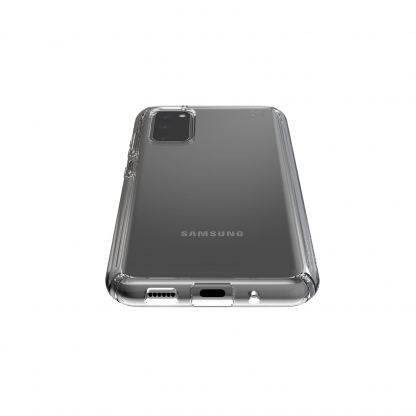 Speck Presidio Stay Clear Case - удароустойчив хибриден кейс за Samsung Galaxy S20 (прозрачен) 5