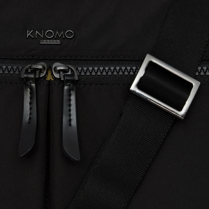 Knomo Copenhagen Ultra Lightweight Briefcase - луксозна чанта за преносими компютри до 15 инча (черен) 3