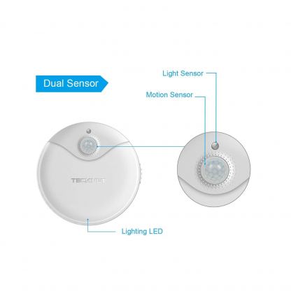 TeckNet LED07 Motion Sensor LED Night Light - сензор за движение и LED нощна светлина  2
