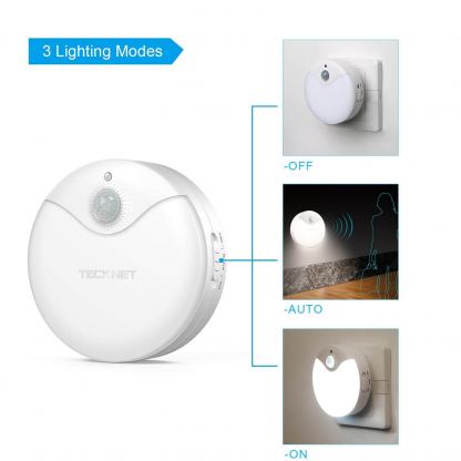 TeckNet LED07 Motion Sensor LED Night Light - сензор за движение и LED нощна светлина  6