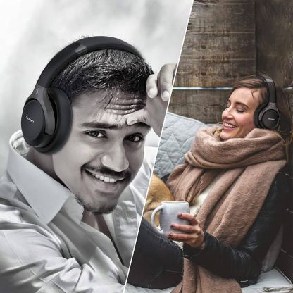 TeckNet BH922 Over-Ear Bluetooth Headphones - безжични блутут слушалки с микрофон за мобилни устройства (черен) 6