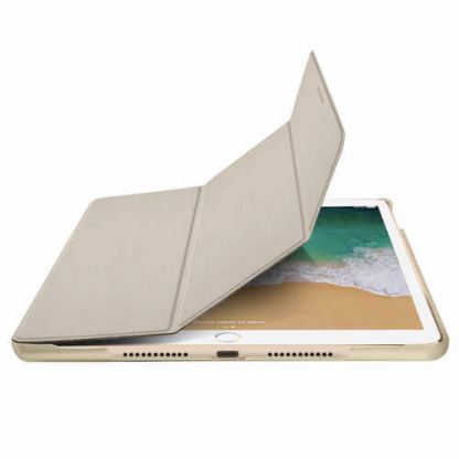 Macally Stand Case - полиуретанов калъф и поставка за iPad Air 3 (2019) (златист) 3