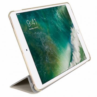 Macally Stand Case - полиуретанов калъф и поставка за iPad Air 3 (2019) (златист) 6