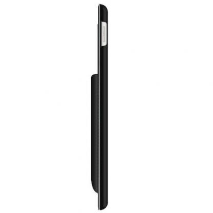 Macally Stand Pen Case - полиуретанов калъф и поставка с отделение за Apple Pencil за iPad 7 (2019) (черен) 4