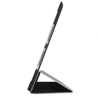 Macally Stand Pen Case - полиуретанов калъф и поставка с отделение за Apple Pencil за iPad 7 (2019) (черен) 9