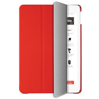 Macally Stand Case - полиуретанов калъф и поставка за iPad 7 (2019) (червен) 5
