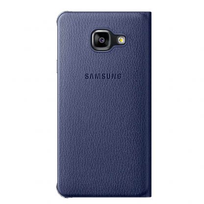 Samsung Flip Cover EF-WA310PBEGWW - оригинален кожен кейс за Samsung Galaxy A3 (2016) (черен) 3