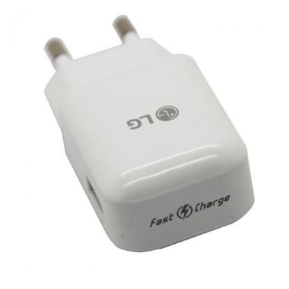 LG Fast Charger MCS-H05ED - захранване 1.8A с USB изход за LG смартфони и таблети (bulk)