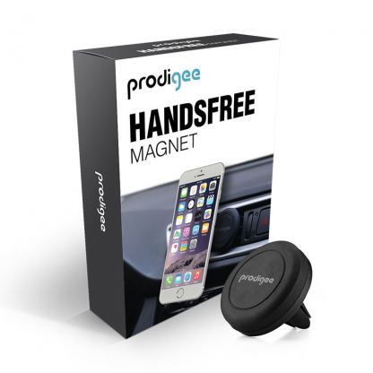 Prodigee Handsfree Magnet Mount - магнитна поставка за радиатора на кола за iPhone 6, iPhone 6S/6 Plus, Galaxy S6, S6 Edge, Galaxy Note 4, Note 5, Xperia Z4, Xperia Z3+, Z5 и мобилни телефони 5