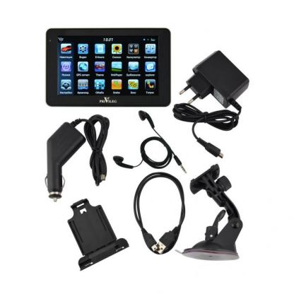 GPS PRIVILEG 5.0“ FM transmitter 4 GB 500 MHz 5