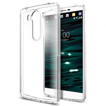 Spigen Ultra Hybrid Case - хибриден кейс с висока степен на защита за LG V10 (прозрачен) 2