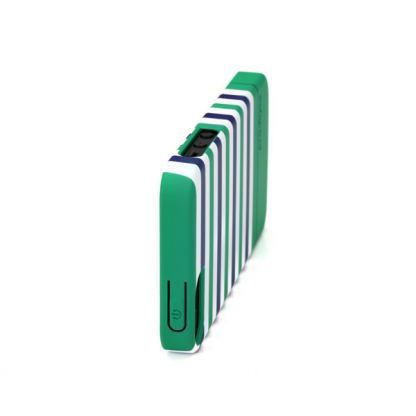 Prodigee Stripes Case - поликарбонатов слайдер кейс за iPhone SE, iPhone 5S, iPhone 5 (зелен) 2