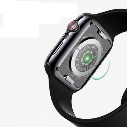 USAMS Full Protective TPU Case - качествен силиконов (TPU) кейс за Apple Watch Series 5/4 (40mm) (черен) 5