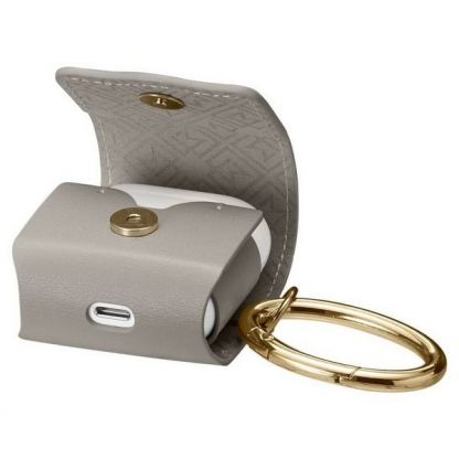 Spigen La Manon Leather Case - кожен калъф за Apple Airpods и Airpods 2 (сив) 3