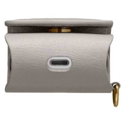 Spigen La Manon Leather Case - кожен калъф за Apple Airpods и Airpods 2 (сив) 5