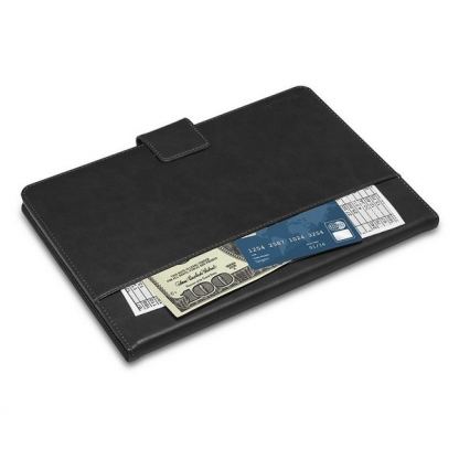 Spigen Folio Stand Case - кожен калъф и поставка за iPad 7 (2019) (черен) 4