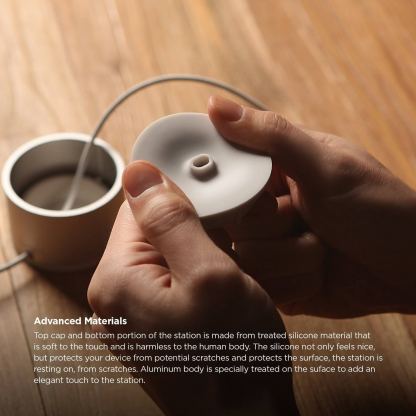 Elago D Stand Charging Station - док станция за iPhone, iPad mini, Siri Remote, Magic Mouse и Wireless Keyboard (черна) 7