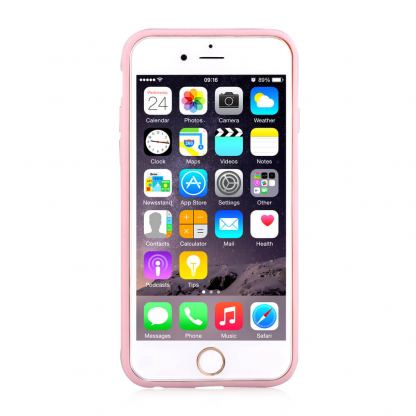 Comma Zeus Case - хибриден удароустойчив кейс за iPhone 6, iPhone 6S (розов) 2