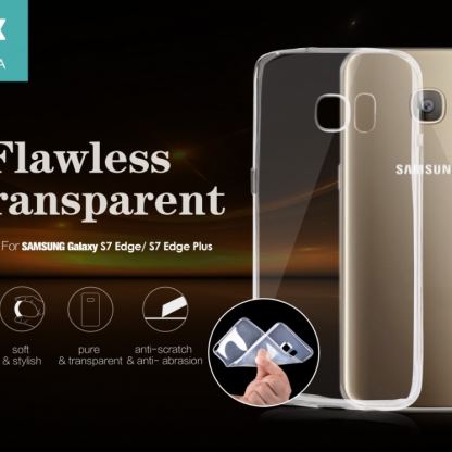 Devia Naked Case - тънък силиконов (TPU) калъф (0.5 mm) за Samsung Galaxy S7 Edge (прозрачен) 2