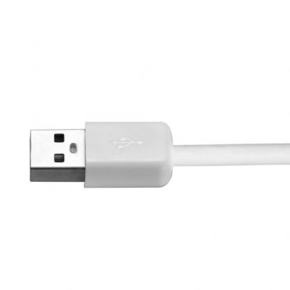 Comma Light Dural 2 in 1 Cable - универсален кабел с Lightning и MicroUSB конектори (бял) 4