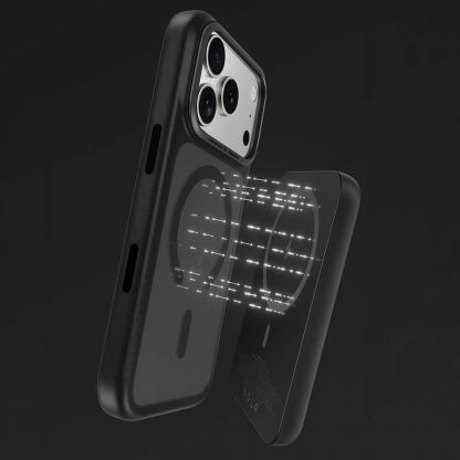 Хибриден удароустойчив кейс с MagSafe за iPhone 18 Pro Max, iPhone 17 Pro Max - Benks Magnetic Mist Metal Frame Case (черен) 10