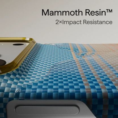  Кевларен кейс с MagSafe за iPhone 18 Pro Max, iPhone 17 Pro Max - Pitaka Edge Ultra-Slim Sunset 2.0 California Dream Aramid Fiber Case 9
