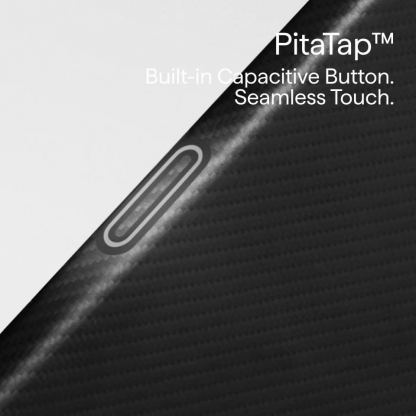  Кевларен кейс с MagSafe за iPhone 18 Pro, iPhone 17 Pro - Pitaka Edge Ultra-Slim Classic 600D Black-Grey (Twill) Aramid MagSafe Case 8