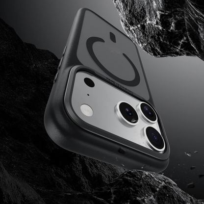 Хибриден удароустойчив кейс с MagSafe за iPhone 18 Pro, iPhone 17 Pro - Benks Magnetic Mist Metal Frame Case (оранжев) 5