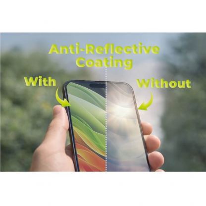 Стъклено защитно покритие за дисплея на дисплея на iPhone 18 Pro Max, iPhone 17 Pro Max - Mobile Origin Screen Guard AR 3D Tempered Glass With Applicator Pro (черен-прозрачен) 5