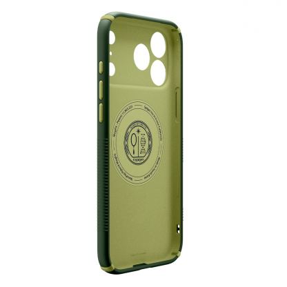 Хибриден удароустойчив кейс с висока степен на защита с MagSafe за iPhone 18 Pro, iPhone 17 Pro - Spigen Nano Pop Hybrid MagSafe Case (зелен) 8