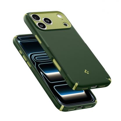 Хибриден удароустойчив кейс с висока степен на защита с MagSafe за iPhone 18 Pro, iPhone 17 Pro - Spigen Nano Pop Hybrid MagSafe Case (зелен) 12