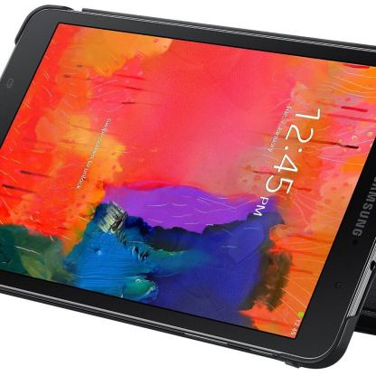 Samsung Diary Case EF-BT320BB - хибриден кожен калъф и поставка за Samsung Galaxy Tab Pro 8.4 (черен) 3