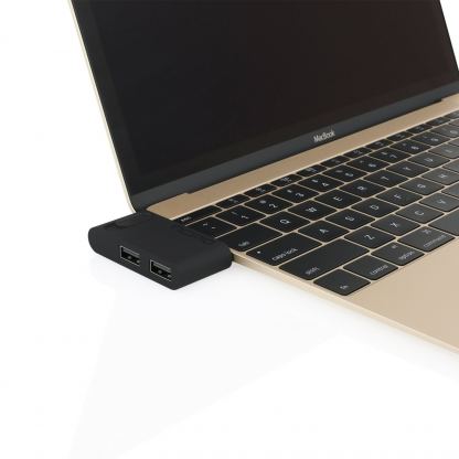 Incipio USB-C Dual Port Adapter - 2-портов USB хъб (разклонител) от USB-C към USB-A за MacBook 12 и компютри с USB-C порт 5