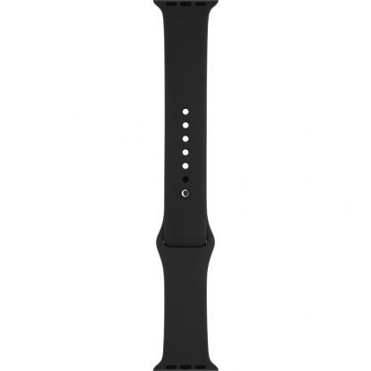 Apple Sport Band S/M 40mm - оригинална силиконова каишка за Apple Watch 38мм, 40мм (черен) (bulk) 4